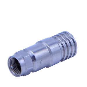 Adaptateurs coaxiaux RF F11 à connecteur femelle vers mâle fileté, connecteur à sertir étanche RG11 F - Product Image 1