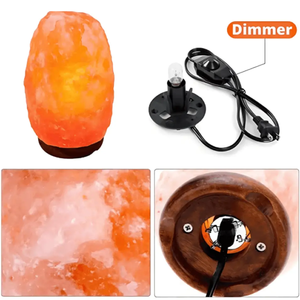 Lampe de sel de l'Himalaya authentique en pierre naturelle 10-12kg, extra grande, décoration bien-être pour studio de yoga, certifiée HACCP, avec câble - Product Image 5
