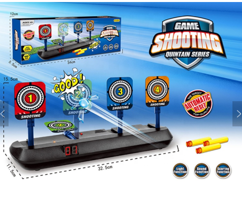 Educational Dinosaur Target Shooting Game with