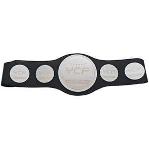 Cintura da Campione Personalizzata in Metallo con Logo Laser Argentato per Fantasy Football, Wrestling, Boxe - Cintura in Pelle per Adulti - Product Image 6
