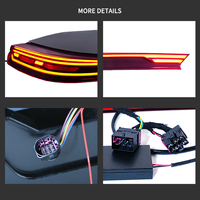 Luz Trasera LED con Animación Dinámica de Encendido para Porsche Panamera 970.2 14-16, Modelo Modificado 2018, Lámpara de Tipo Continuo
