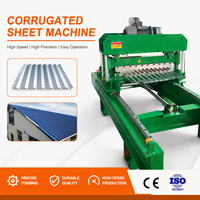 Máquina de Láminas Corrugadas de Nuevo Diseño para Aplicaciones de Techos de Acero Galvanizado