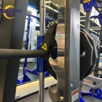 Machine Smith Commerciale en Acier Kaishi avec Banc de Musculation Réglable, Équipement Multifonctionnel pour Exercices de Poitrine et Entraînement de Force en Salle de Sport