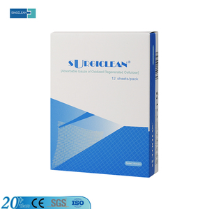 Manufacturer Direct Supply Wholesale Surgiclean Absorbable Safe Effective Soluble Hemostatic Gauze Pads For Surgeries Use