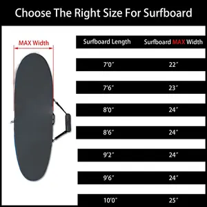 2022 harga pabrik Universal Surfing Multi ukuran grosir disesuaikan tas papan selancar penutup