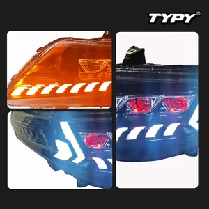 Accesorios para autos TYPY, faros delanteros para Honda City 2008-2014, actualizados y modificados con nuevas luces LED DRL de señal de giro dinámica. - Product Image 5