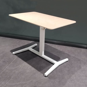 Nouveau design de <span class=keywords><strong>bureau</strong></span> d'<span class=keywords><strong>ordinateur</strong></span> portable à roulement réglable en hauteur mobile <span class=keywords><strong>bureau</strong></span> de levage à gaz pneumatique à jambe unique - Product Image 4