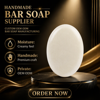 Savon Solide Artisanal Hydratant et Nettoyant en Profondeur pour le Visage et le Corps, Infusé à l'Œuf