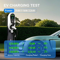 Cargador EV de 7 kW Tipo 2 Wallbox 32A 220V Monofásico para Hogar, con WiFi Inteligente, App, OCPP, CE, TUV, UKCA, RoHS, IEC 61851, EN 61851, Logotipo Personalizado OEM