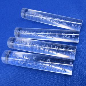 Varilla de acrílico transparente con burbujas, varilla de acrílico con burbujas de copo de nieve, varillas de acrílico con purpurina - Product Image 6