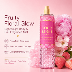 Brume Corporelle Légère et Fraîche, Double Usage Cheveux et Corps, Couvrance Uniforme, Longue Durée, Brume Fine Non Grasse, Parfum Pêche Pivoine - Product Image 6