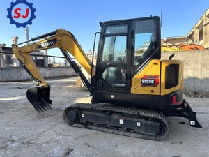 Miniexcavadora SANY SY55U Usada |   Excavadora de cadenas de 5.5 toneladas |   Excavadora Kubota Zero Tail en Venta - Product Image 5
