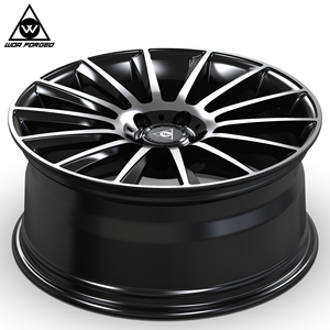 Jantes forgées noires brillantes pour voiture, design sportif et léger, 18, 19, 20 pouces, à déport profond, performance, 5x112 5x120 pour <span class=keywords><strong>Mercedes</strong></span>-<span class=keywords><strong>Benz</strong></span> CLS - Product Image 3