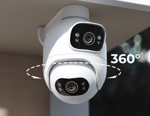 IMILAB EC6 Dual 3K + 3K WiFi Caméra de sécurité extérieure Détection intelligente AI à 360 ° Caméra audio bidirectionnelle haute résolution à double objectif - Product Image 3