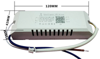 Courant constant Dimmable intelligent LED pilote lustre transformateur 2.4G télécommande et APP contrôle alimentation 24W40W300W432W576W