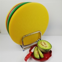 Planche à découper en HDPE résistante aux taches ZSPE pour les programmes de nutrition scolaire, service de restauration, planche à découper en plastique