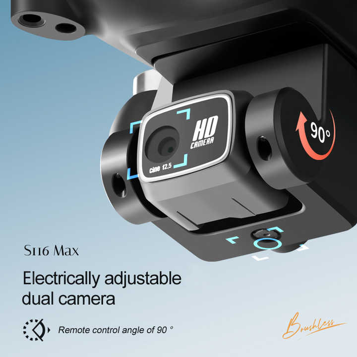 Drone Smart Sg760 - Full HD 1080p Double Caméra - Follow Me - Noir