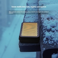 Capteur de pluie intelligent sans fil Affichage OLED Commutateur de télécommande Niveau d'eau Détection anormale Alarme Capteur d'immersion dans l'eau WiFi