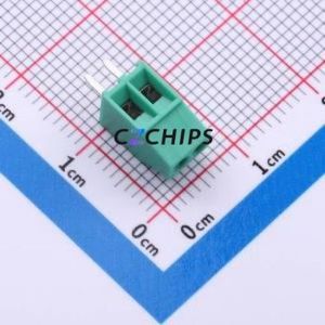 397730002 Screw Terminal Block Through hole Component (THT),P=2.54mm Connector 2.54mm Green Through Hole 1 - Product Image 1