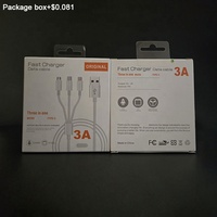 Inventaire Discount Ventes Réguliers Types 4 Pieds Longueurs 8 Broches Micro USB Type C 3 en 1 Câbles