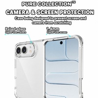 Coque de téléphone C0179 pour iPhone Duo, anti-rayures, couverture intégrale, transparente HD, anti-chute