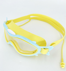 <span class=keywords><strong>Gafas</strong></span> de natación profesionales para niños, sin silicona, con <span class=keywords><strong>cubierta</strong></span> para la nariz, antiniebla - Product Image 4