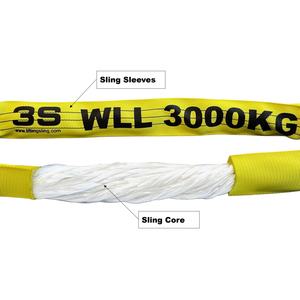 Manga protectora <span class=keywords><strong>tubular</strong></span> de poliéster pesado de 120mm 15T para <span class=keywords><strong>eslinga</strong></span> de elevación redonda - Product Image 5