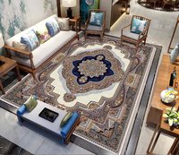 Nouveau tapis de sol confortable de grande taille pour salon, fabriqué à la machine, écologique, adapté aux animaux domestiques, décoration de la maison, tapis floral