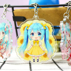 Özel Baskılı Akrilik Anahtarlık Charm'ları Anime Çizgi Film Akrilik Anahtarlık Şeffaf Epoksi Şeffaf Akrilik Anahtarlık Özel - Product Image 4