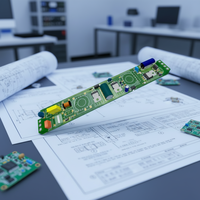 Servicio de ensamblaje de placas de circuito impreso (PCB) para iluminación, fabricación de PCB y PCBA para lámparas, componentes electrónicos SMT y placas base.