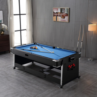 Table de jeu multifonctionnelle NAIPNI, table de snooker 4 en 1, billard