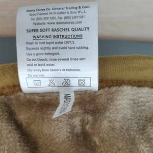 <span class=keywords><strong>Achat</strong></span> <span class=keywords><strong>groupé</strong></span> en gros de couverture raschel double couche épaissie 100% polyester polaire confortable multicolore pour les quatre saisons - Product Image 4