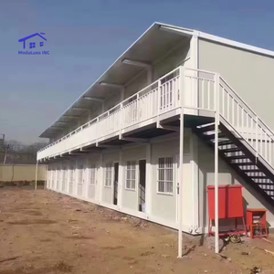 Maisons préfabriquées portables personnalisables à 2 étages, hôtel-capsule, bureau modulaire de 20 pieds, bâtiment de dortoir, maison-conteneur - Product Image 1