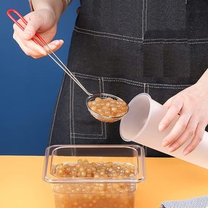 กระชอนกรองเฟรนช์ฟรายส์แบบขายส่ง ตาข่ายกรองแบบมีด้ามจับยาว ทำจากสแตนเลส - Product Image 2