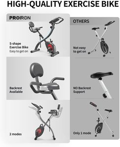 PROIRON Xshape Folding Bicycle Magnetic <strong>Fitness</strong> Spin Home Indoor Gym Equipment Machine <strong>Exercise</strong> <strong>Bikes</strong> - Product Image 5