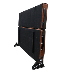 Cama plegable de pared de cuero PU que ahorra espacio para autocaravanas L107, Cama abatible de cuero estilo ejecutivo L107 - Product Image 5