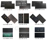 RGX Offre Spéciale P1.25 P1.53 P1.667 P1.86 P2 P2.5 P3.076 P4 P5 Module d'Affichage Led Intérieur 320*160mm Écran Led pour Événements