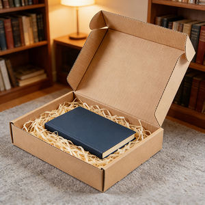 Cajas de Cartón Rígido Plegables para Envíos, con Logotipo Personalizado, Bajo MOQ, al por Mayor, Ecológicas, de Cartón Corrugado Kraft con Relieve, para Envasado de Alimentos - Product Image 4