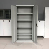 Employé en gros pas cher prix haute qualité placard 2 portes serrure blanc meubles bureau acier métal bureau fichiers armoires de stockage