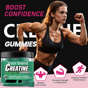 Bonbons gélifiés pré-entraînement Créatine Guarana Énergie Concentration Endurance Croissance musculaire Complément sportif <span class=keywords><strong>Sans</strong></span> <span class=keywords><strong>sucre</strong></span> Vegan Hommes Femmes - Product Image 4