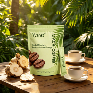 Poudre de café Maca 220g (10x22g Sachets) – Boisson instantanée naturelle pour un soutien énergétique quotidien et une nutrition à base de plantes - Product Image 6