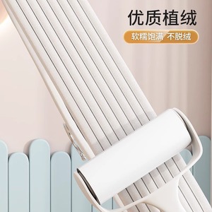 Childrens Clothes Hanger Pearl White Flocked Non Slip Baby Garment Hanger Sweater Hanger Hook Type Rectangle Shape - Product Image 4