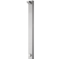 Ensemble de colonne de douche extérieure en acier inoxydable moderne autoportant avec cascade adapté à la cour jardin piscine plage patio