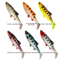 NOUVEAU OEM Leurre Shad Pike 12,5 cm 21g, Swimbait à queue carrée pour Perche, Poisson-chat, Luciole, Appât Artificiel, Matériel de Pêche Grandes Prises