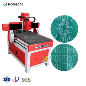 Máy cắt và phay <span class=keywords><strong>CNC</strong></span> tự động cỡ nhỏ Hongcai <span class=keywords><strong>6090</strong></span> để bàn dùng cho nhôm, acrylic, đá pha lê - Product Image 1