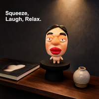 Jouets Squishy Personnalisés OEM ODM : Compagnon de Bureau Super Doux, Mat et Lisse, Design Homme Amusant à Grande Tête