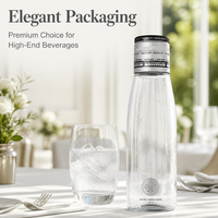Bouchon à vis ROPP en aluminium argenté avec anneau inviolable et revêtement de qualité alimentaire pour bouteille en verre de spiritueux, vodka, gin, liqueur – Couvercle métallique