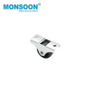 Accessoires de quincaillerie industrielle : Roulettes pivotantes silencieuses en caoutchouc réglables de 1 à 2 pouces pour meubles, chariots et lits escamotables - Product Image 4