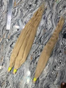Paquete de Cabello Humano Rubio 613 y Extensiones de Cabello Virgen con Ondas Suaves para la Elaboración de Pelucas, Estilismo de Salón y Uso Estético - Product Image 5