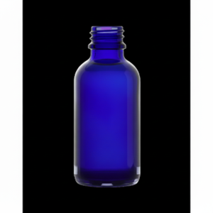 Botellas redondas de vidrio cobalto Hamilton - Product Image 1